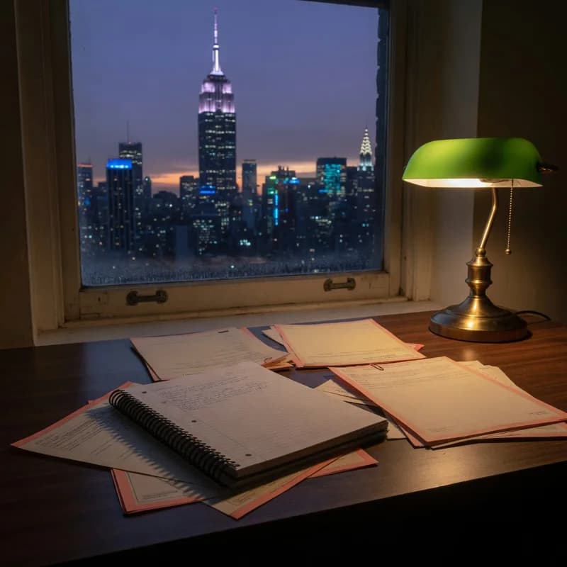 New York court deadline, legal papers and calendar